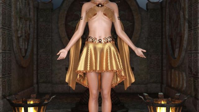 Princesse du feu (création dazstudio)