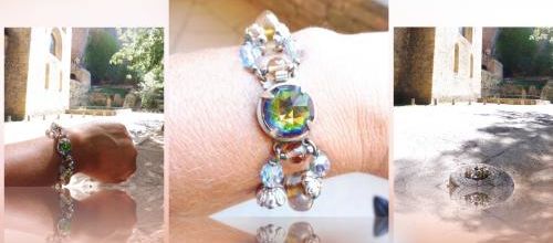 Bracelet en perles de verre