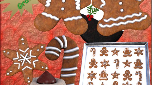 Biscuits de Noël (tube-render-image)