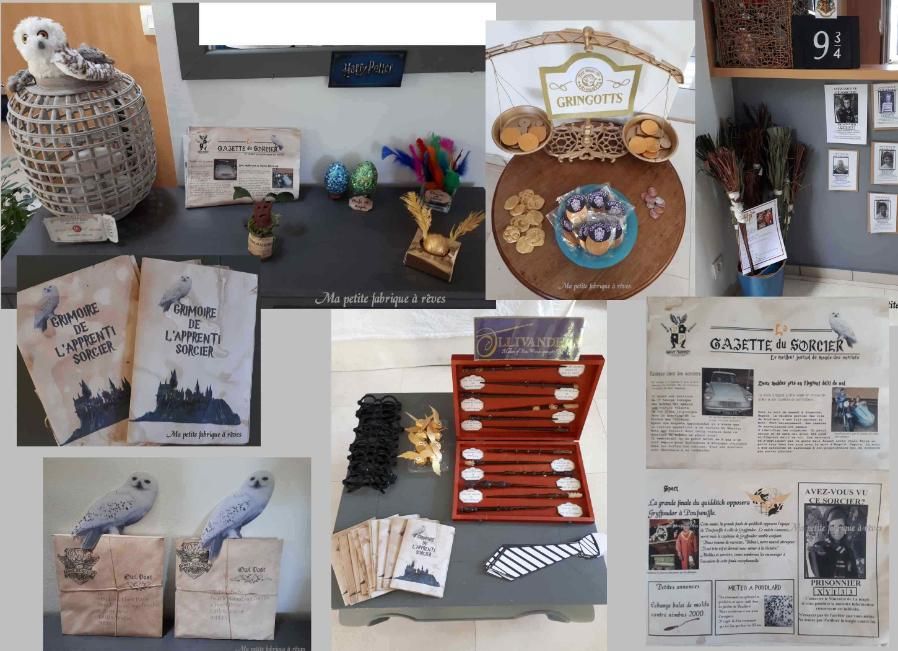 Les préparatifs de l'anniversaire Harry Potter