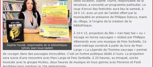 Sud Ouest - 30 novembre 2009