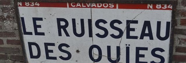 Calvados : été 2018 : Ville de Touques : Le ruisseau des Ouïes