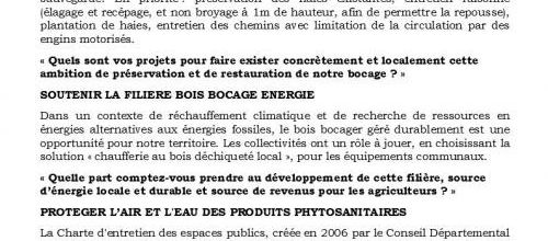 Lettre ouverte aux candidats des élections municipales