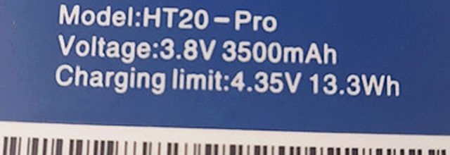 Batteria per homtom ht20-pro - HT20-Pro (3500mAh 13.3Wh) batteria di ricambio