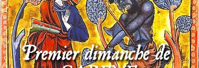 Homélie du 1er DIMANCHE DU CARÊME - 21 février 2021