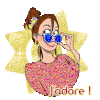 Mes p'tits mots fille lunettes de soleil