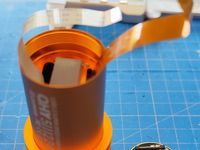 Bague imprimée 3D, ajout d'une épaisseur de 2mm de thermal-pad, emplacement de la bague.