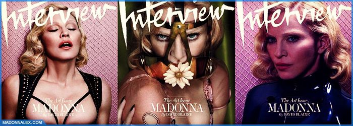Madonna pour Interview Magazine par Mert And Marcus