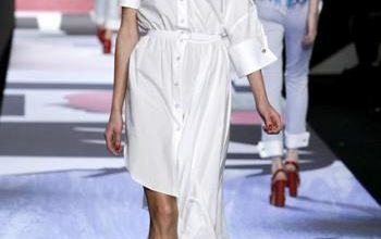 mode fashion white skirt dress victor &amp; rolf