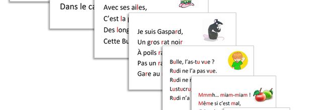 Les comptines de la période 1