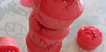 Petites bouchées Tagada®, ou plutôt, petit volcan rose !