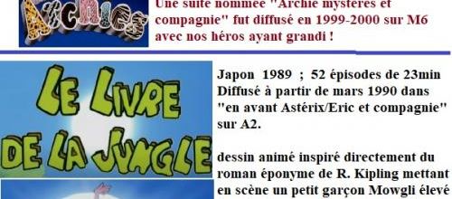Nostalgiques ? Eric & cie, les dessins animés