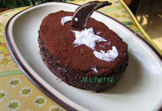 Gâteau au chocolat et confiture de clémentines