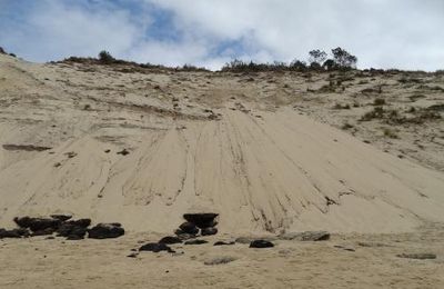 La Dune du Pyla, vue du bas...