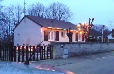 Maison illuminée...