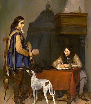 Mercredi - Les hommes au travail au XVIIème siècle : Le porteur de dépêche.