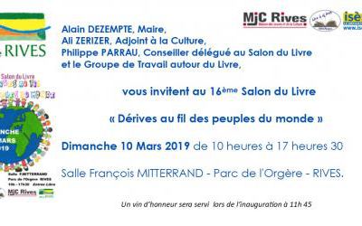 16e Salon du Livre à Rives