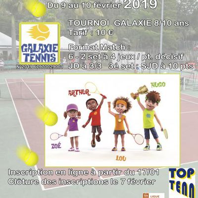 TOURNOI GALAXIE 8/10 ANS VERT