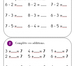 Soustractions CP