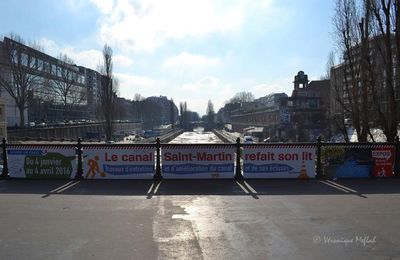 Des nouvelles du Canal Saint-Martin (écluse place de la Bataille de Stalingrad)
