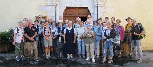 25 JUILLET 2016 MARCHE DE COMPOSTELLE: De RIBIERS à SISTERON