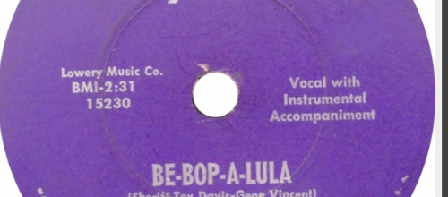 BE BOP A LULA  1956 