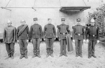 Les POMPIERS de PARIS en 1900