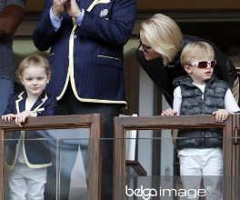 famille princière au tournoi Sainte Dévote