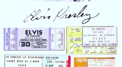 tickets originaux concerts elvis