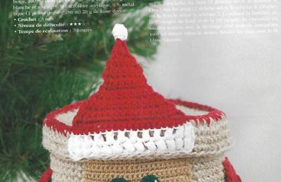 La boîte du Père Noël au crochet