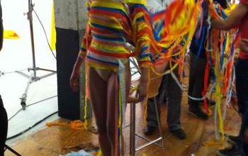 fashion paper dress designer mathew brodies
