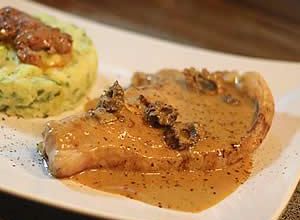 Côte de veau sauce Morilles