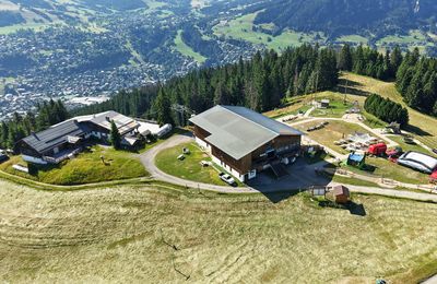 Le sentier du Jaillet supérieur au village de Megève