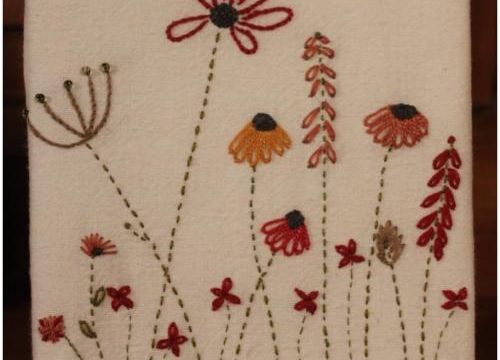 Broderie florale