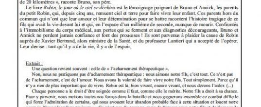 LE LIVRE : LE JOUR OU LE CIEL SE DECHIRA