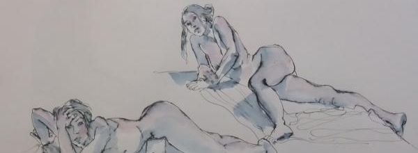 Mercredi - Deux poses modèle allongé