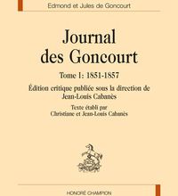 Download PDF Journal des Goncourt  - Tome 1, 1851-1857