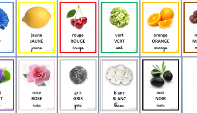 Imagier: les couleurs
