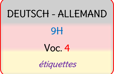 9H Allemand : VOC 4