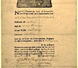 Une attestation de déplacement 