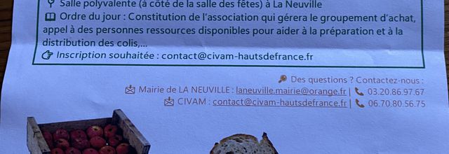 Des commandes groupées de produits locaux , ça vous tente?