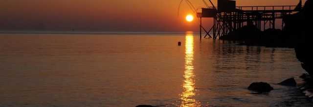 Coucher de soleil sur Pornic février 2015