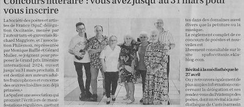 ANNONCES DU CONCOURS