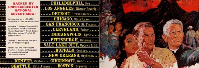 BOX OFFICE USA DU 25 OCTOBRE 1961 AU 31 OCTOBRE 1961