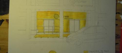 Ecriture d'une pièce de Théâtre, décors, dessins, peinture (à suivre)