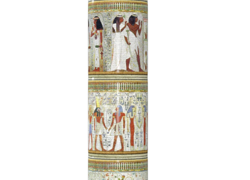 Tube pilastre Egypte antique (render-image)