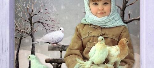  Petite fille heureuse...