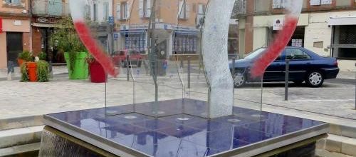 une fontaine à Castelsarrasin