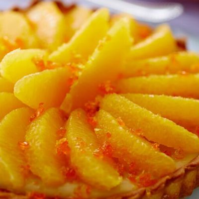 Tarte crémeuse à l'orange