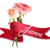 signature animee, deux roses